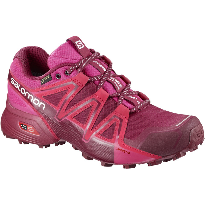 SALOMON SPEEDCROSS VARIO 2 GTX® W Philippines - Women's Trail Running Shoes - Deep Red | 873549-SWK